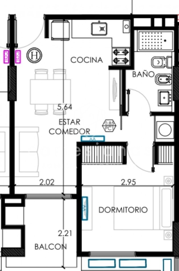 DEPTO 1 DORM NUEVA CBA. ENTREGA 40% Y 48 CUOTAS!