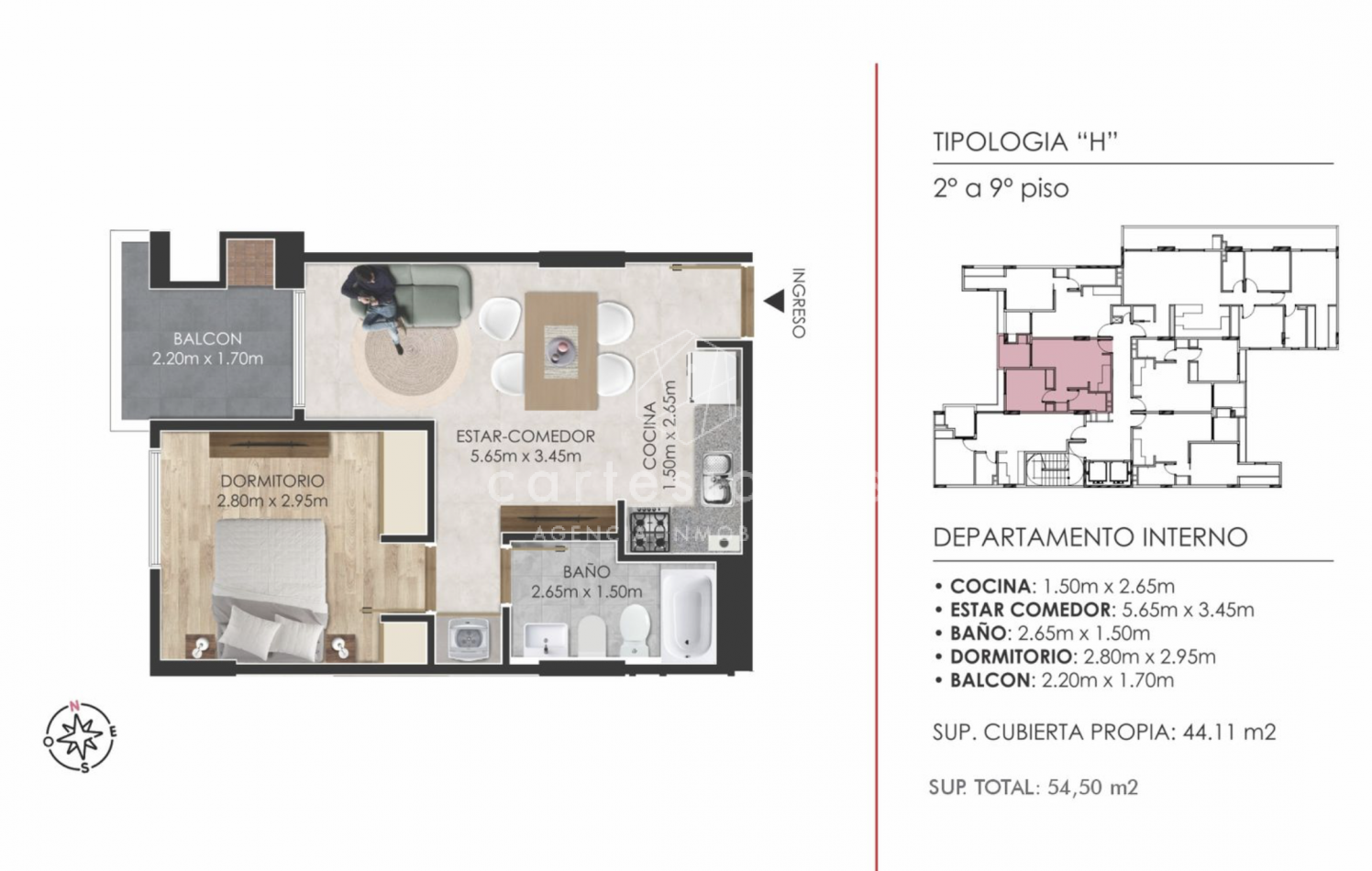 NUEVA CORDOBA DEPTO 1 DORM / FINANCIAMIENTO POSESION 2026