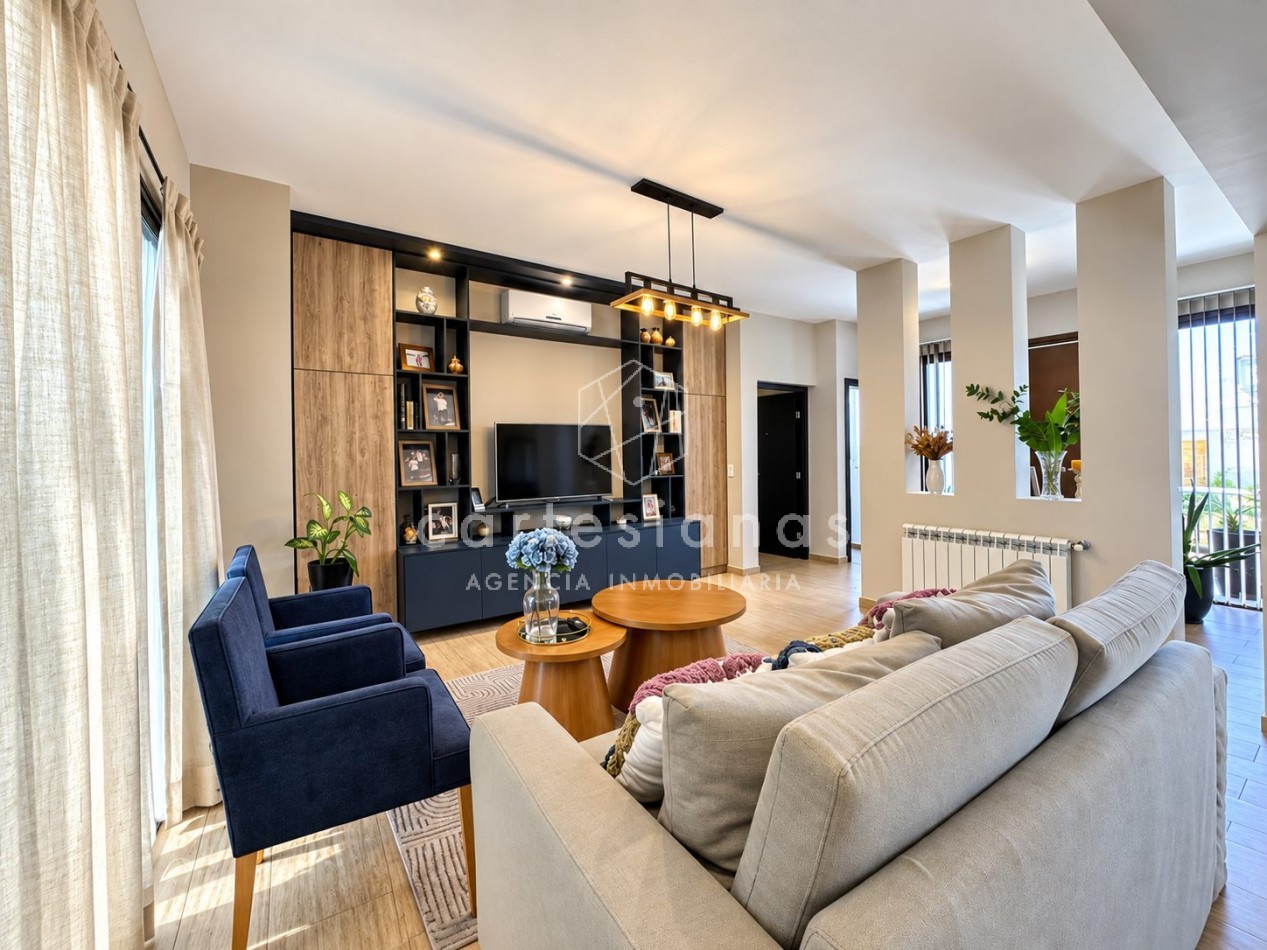 CASA EN PLANTA BAJA. RIBERAS DE MANANTIALES. 3 DORM + ESCR. PILETA CLIMATIZADA. PLANOS Y ESCRITURA