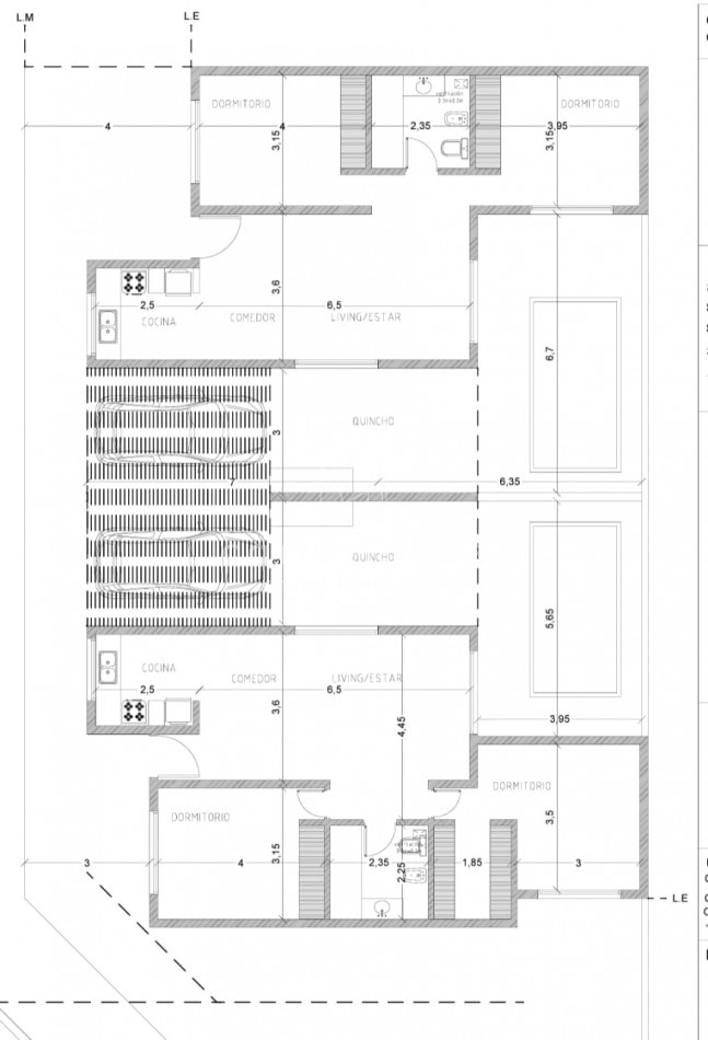 DUPLEX 2 DORM C/PILETA BARRIO NORTE