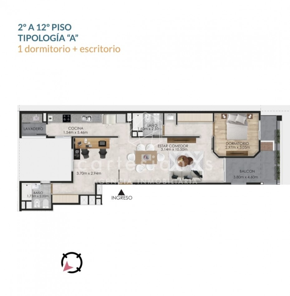 RONDEAU DEPTO 2 DORM C/AMENITIES NUEVA CORDOBA | POSESION 2027