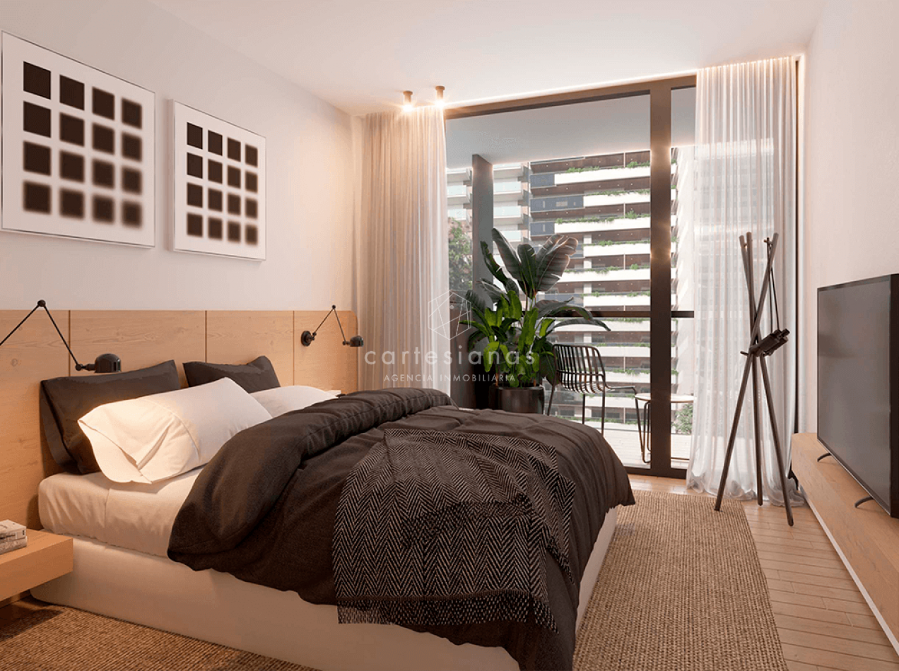 NUEVA CORDOBA DEPTO 2 DORM C/BALCON TERRAZA + 2 BAÑOS COMPLETOS