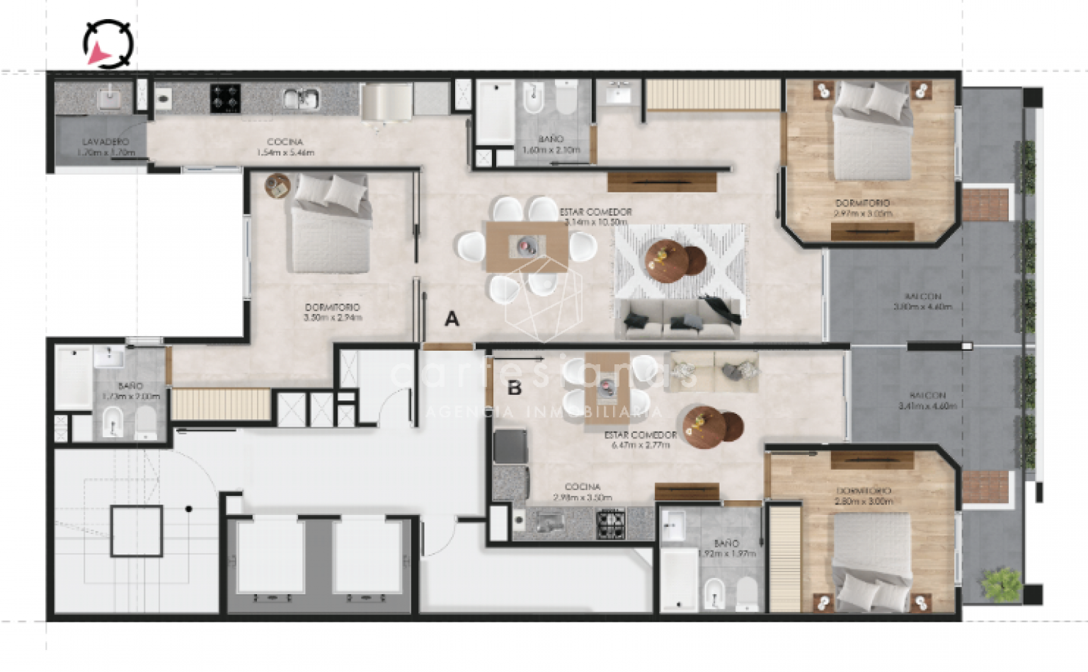 RONDEAU DEPTO 2 DORM C/AMENITIES NUEVA CORDOBA | POSESION 2027
