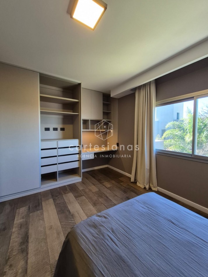CINCO LOMAS. ALQUILER AMOBLADO ANUAL. CASA DE 3 DORM/ESCRIT/GYM/PILETA