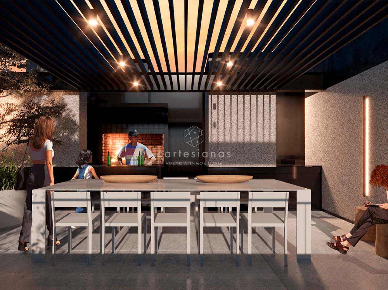 NUEVA CORDOBA DEPTO 2 DORM C/BALCON TERRAZA + 2 BAÑOS COMPLETOS