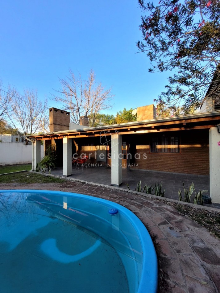 VILLA RIVERA INDARTE | CASA EN UNA SOLA PLANTA DE 3 DORM C/PILETA 
