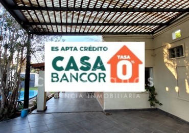 HERMOSA CASA 3 DORM CON/PILETA. VILLA RIVERA INDARTE